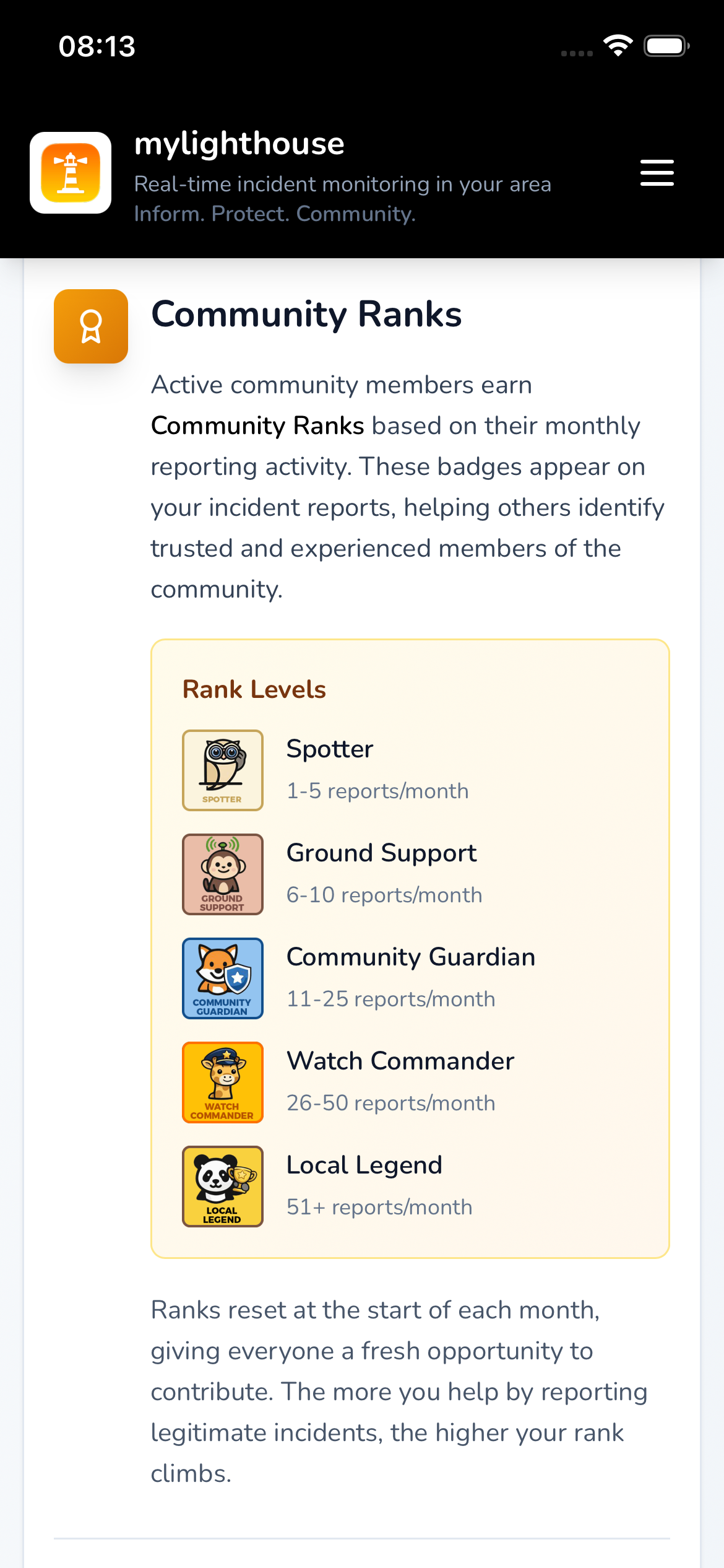 MyLighthouse App Screenshot 3
