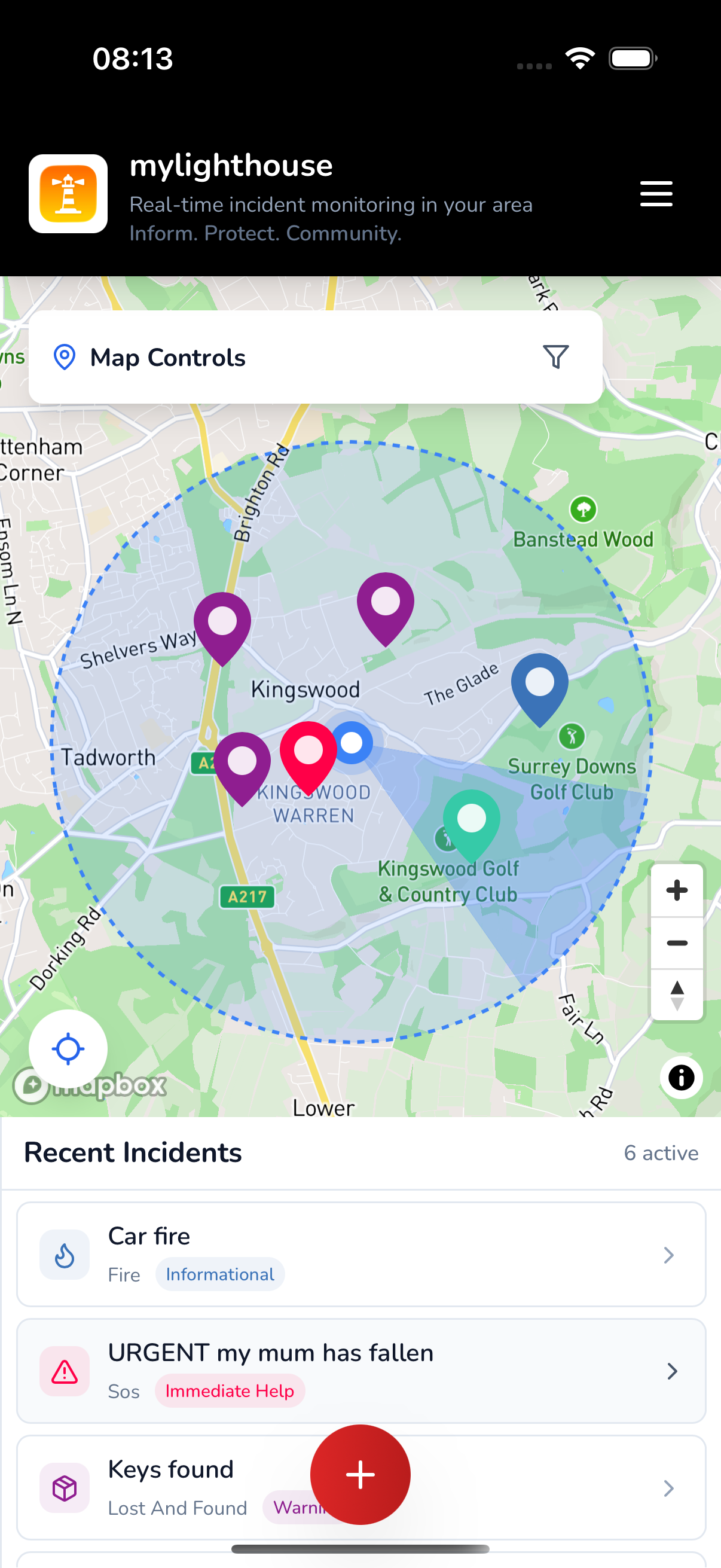 MyLighthouse App Screenshot 1